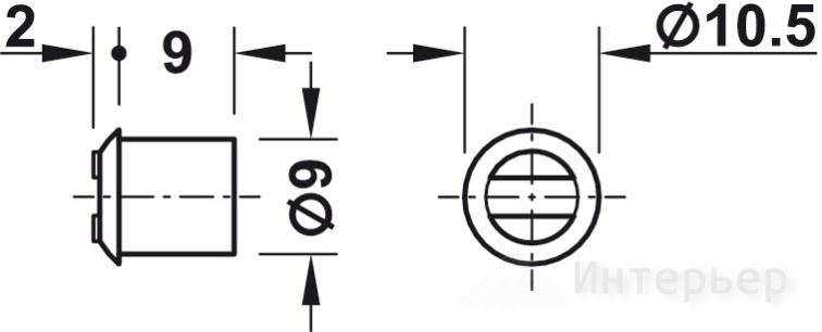 Защелка магнитная 1,8 кг