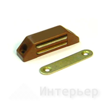Магнит мебельный "Гигант", коричневая