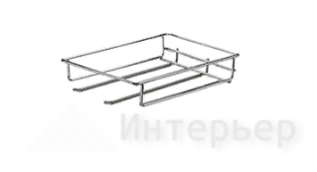 Держатель брюк Flexstore, ширина корпуса 300 мм, 151x446x100 мм, для 2 брюк