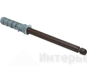 Полкодержатель с разжимным дюбелем и цангой 14*120 (100)