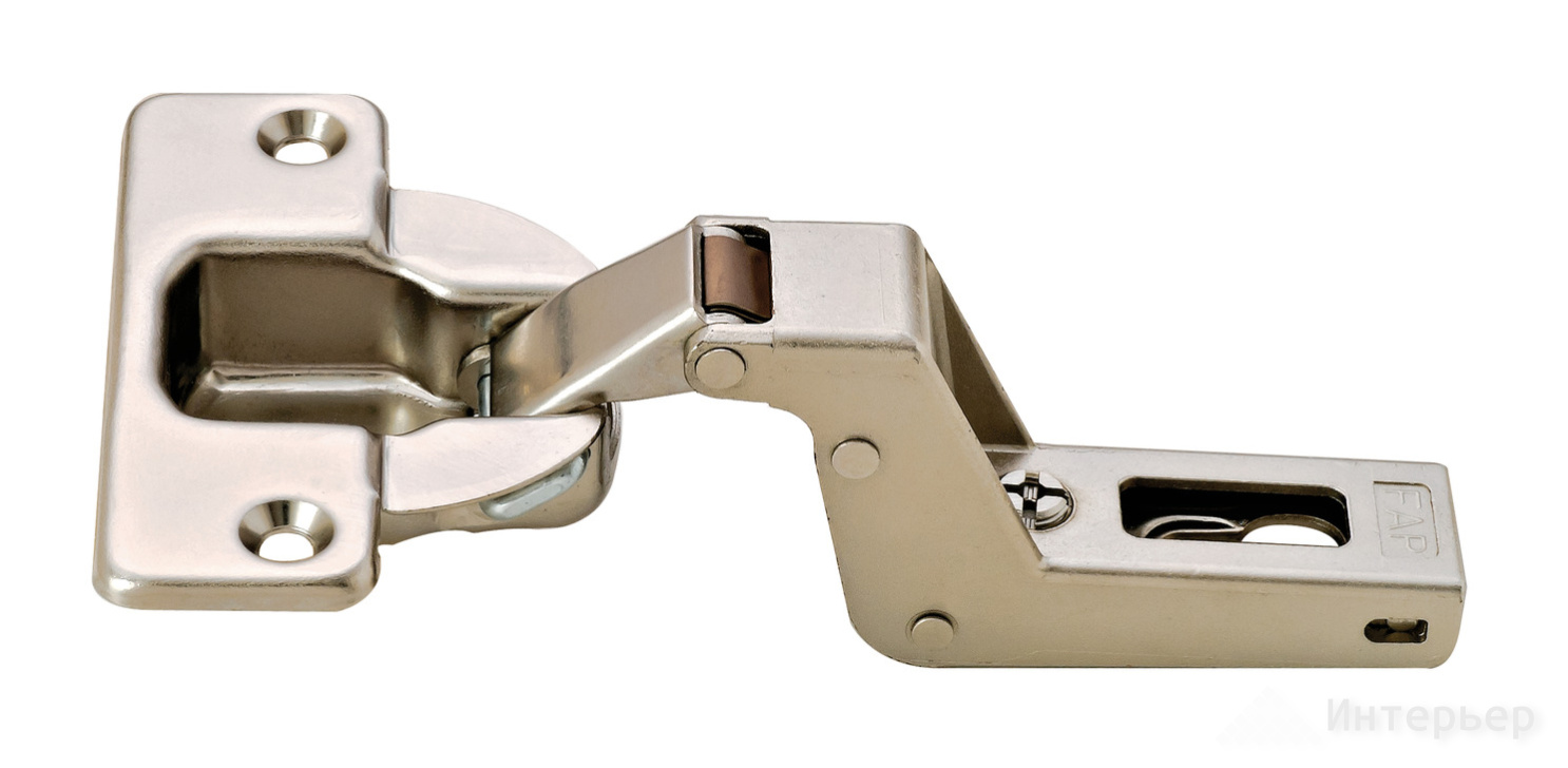 Петля Duomatic Standard, 94 гр. для вкладной двери (до 40 мм), схема 52/7,5 мм