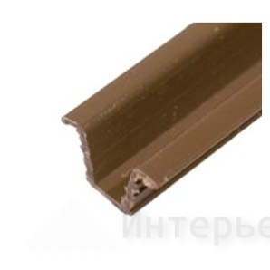 Нижняя направляющая врезная 3,0 м, коричневая