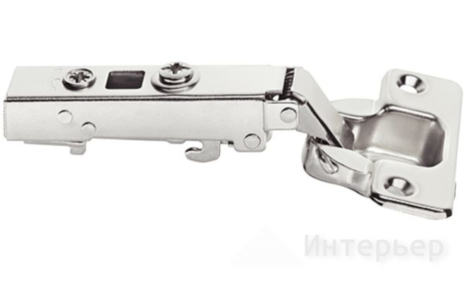 Петля Metalla SM Kombi 110°, для накладных дв., схема 52/5,5, быстрый монтаж, с доводч.