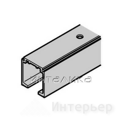 Ходовая шина для раздвижных систем HAFELE Slido Classic, 2 м, алюминий