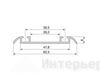 KR 05 Ходовой двойной профиль Серебряный дождь (18)