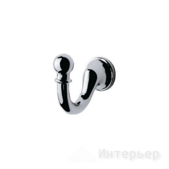 Крючок WР 2904 мал.одинарный, хром (100)