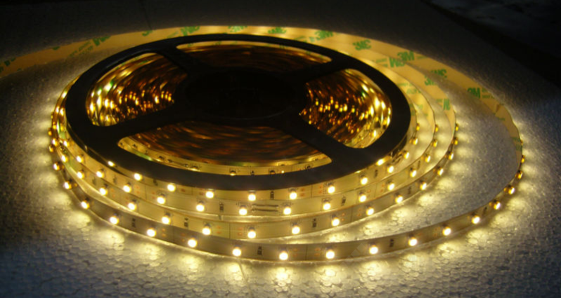 Светодиодная лента FLEX-SWP3180A 60led/м 12В 14.4Вт/м ip65 теплый белый б