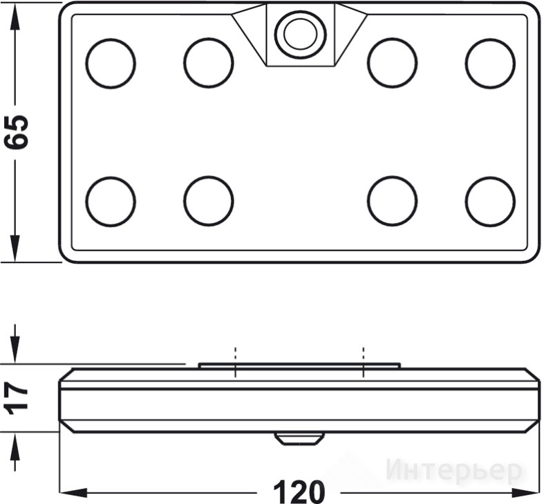 Светильник LED модель 9004 (аккумулятор)  0,8W